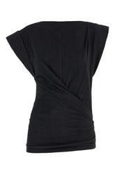 Top in cotone nero -  | Wise