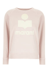 Felpa in misto cotone rosa cipria -  | Wise