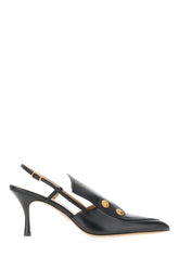 Scarpe con tacco Agnes in pelle nera -  | Wise