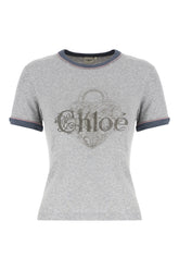T-shirt in cotone grigio -  | Wise