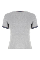 T-shirt in cotone grigio -  | Wise