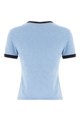 T-shirt in cotone azzurro -  | Wise