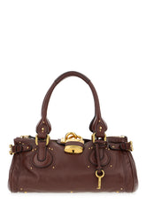 Borsa a spalla Paddington in pelle prugna -  | Wise