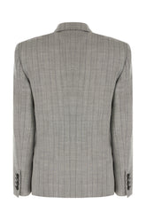 Embroidered stretch wool blazer -  | Wise