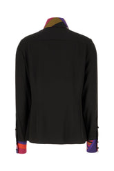 Camicia in seta nera -  | Wise