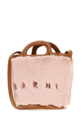 Pink eco fur handbag -  | Wise