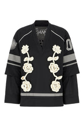 Black polyester t-shirt -  | Wise