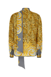 Blusa in seta stampata -  | Wise