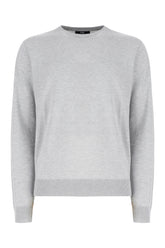 Maglione in misto seta grigio chiaro -  | Wise