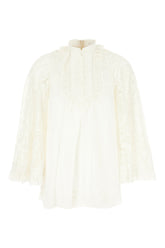 Blusa Ascension in ramie avorio -  | Wise