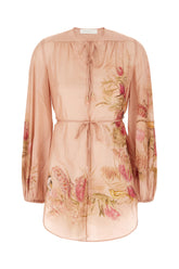 Blusa Cascadian in seta stampata -  | Wise