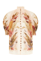 Blusa Ascension in ramie stampato -  | Wise