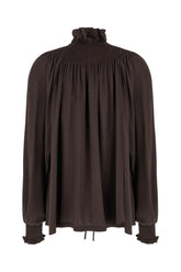 Blusa in seta stampata -  | Wise