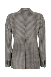 Giacca in misto lana ricamata -  | Wise