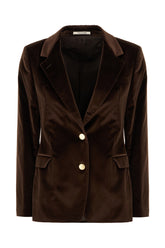 Giacca in velluto marrone -  | Wise