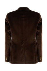 Giacca in velluto marrone -  | Wise