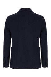 Giacca in misto lana blu notte -  | Wise