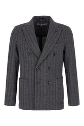 Giacca in misto lana ricamata -  | Wise