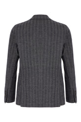 Giacca in misto lana ricamata -  | Wise