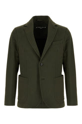 Giacca in misto cotone verde militare -  | Wise