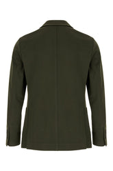 Giacca in misto cotone verde militare -  | Wise