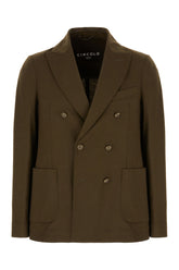 Giacca in misto lana fango -  | Wise