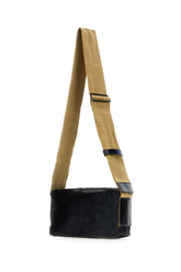 Borsa a tracolla in cavallino nero -  | Wise