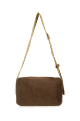 Borsa a tracolla in cavallino marrone -  | Wise