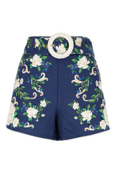 Printed cotton shorts -  | Wise