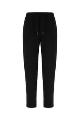 Pantalone jogging in misto cotone stretch nero -  | Wise