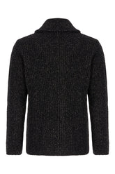 Cardigan in misto lana ricamata -  | Wise