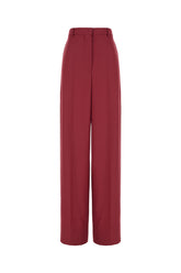 Pantalone in lana vinaccia -  | Wise