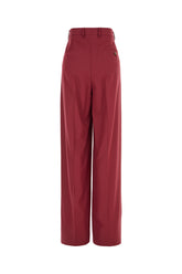 Pantalone in lana vinaccia -  | Wise