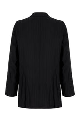 Giacca in misto viscosa nera -  | Wise