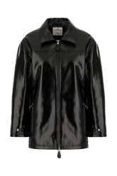 Giubbino in simil pelle nero -  | Wise