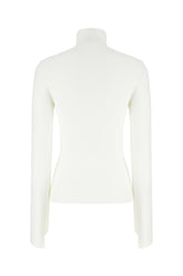 Maglione in misto viscosa bianca -  | Wise