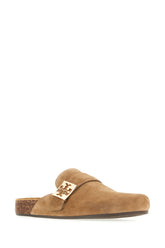 Slippers Mellow in pelle scamosciata biscotto -  | Wise