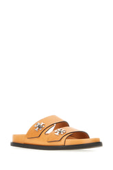 Sandali Slider in pelle caramello -  | Wise