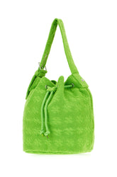 Borsa a secchiello in spugna verde fluo -  | Wise