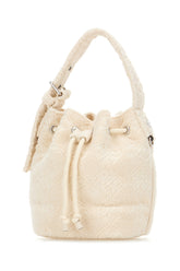 Borsa a secchiello in spugna avorio -  | Wise