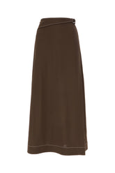 Gonna in viscosa cioccolato -  | Wise