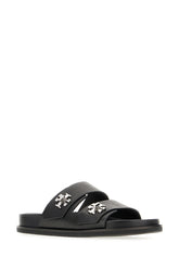 Sandali Slider in pelle nera -  | Wise