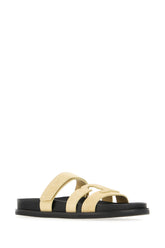 Sandali Ines in pelle scamosciata beige -  | Wise