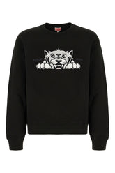 Felpa in cotone nero -  | Wise