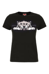 Black cotton t-shirt -  | Wise