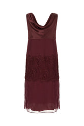 Abito in seta bordeaux -  | Wise