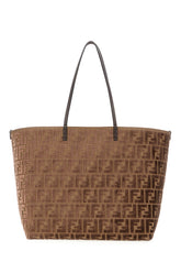 Borsa shopping Roll grande in velluto multicolor -  | Wise