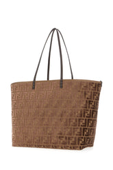 Borsa shopping Roll grande in velluto multicolor -  | Wise