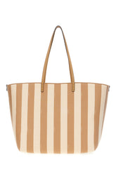 Borsa shopping Roll grande reversibile in tela ricamata -  | Wise