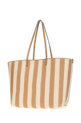 Borsa shopping Roll grande reversibile in tela ricamata -  | Wise